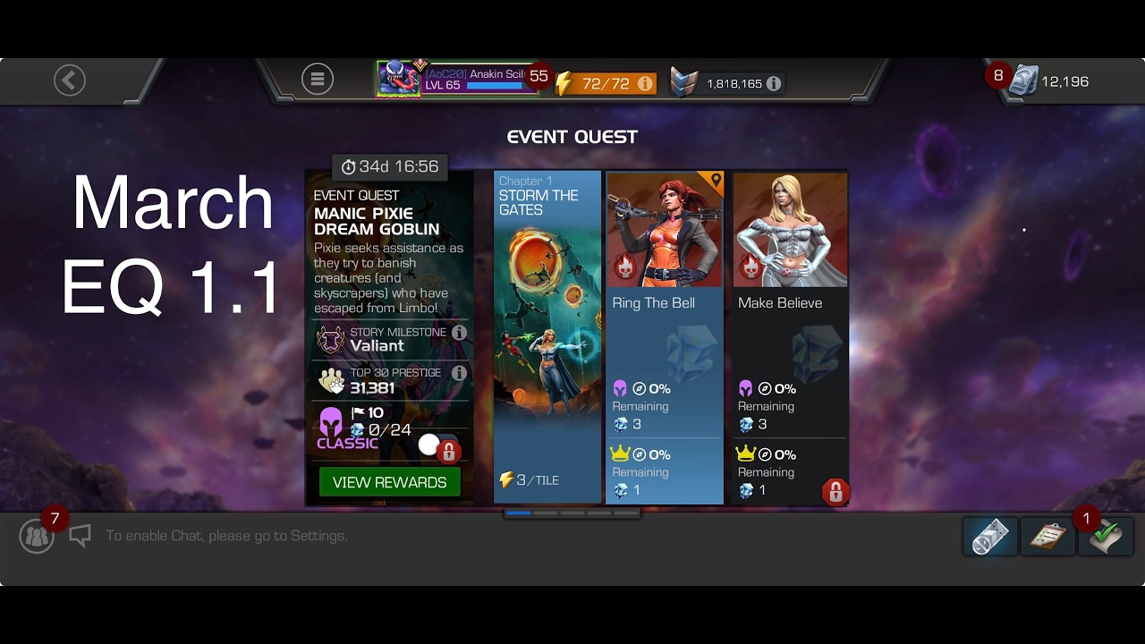 MCOC March EQ 1 1 Mutant