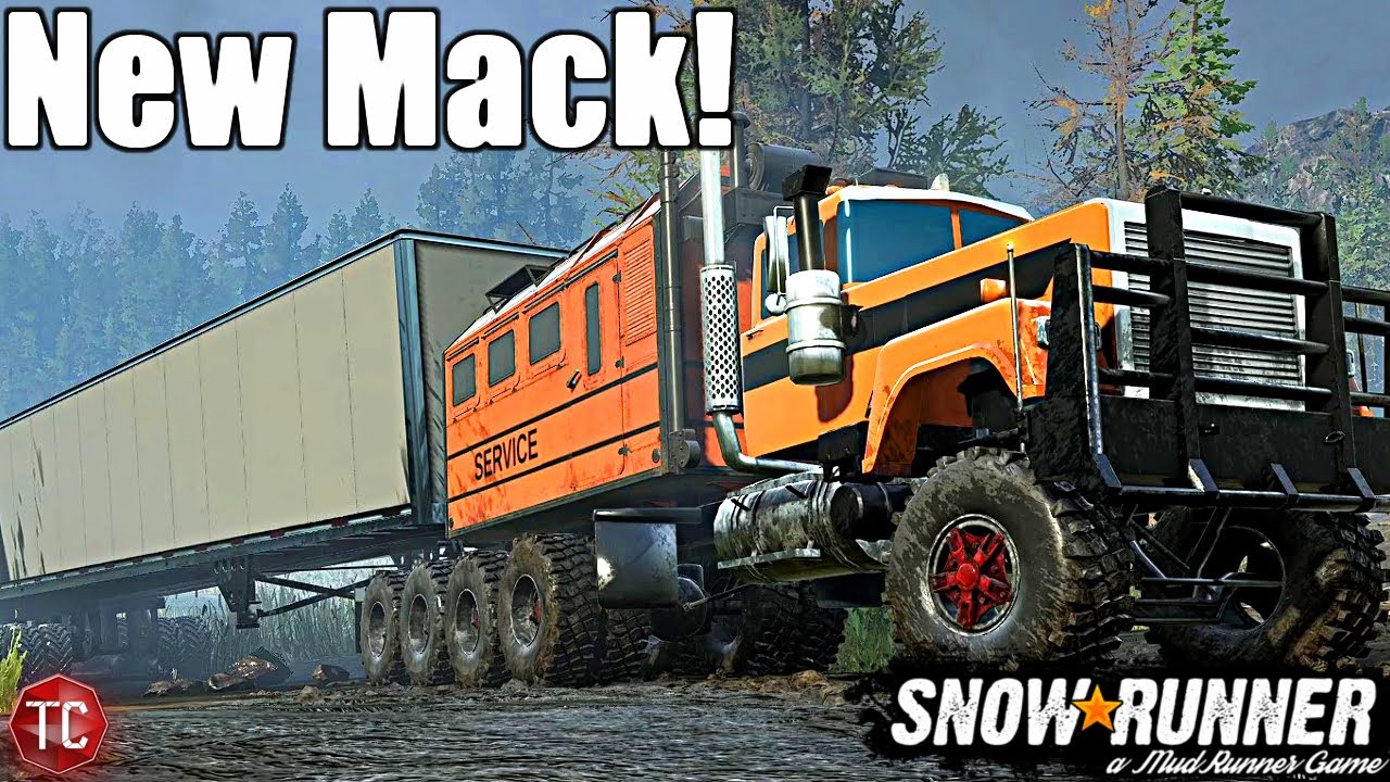 SnowRunner: This MACK SUPERLINER Is a HEAVY HAULING MONSTER! (Console Mod)