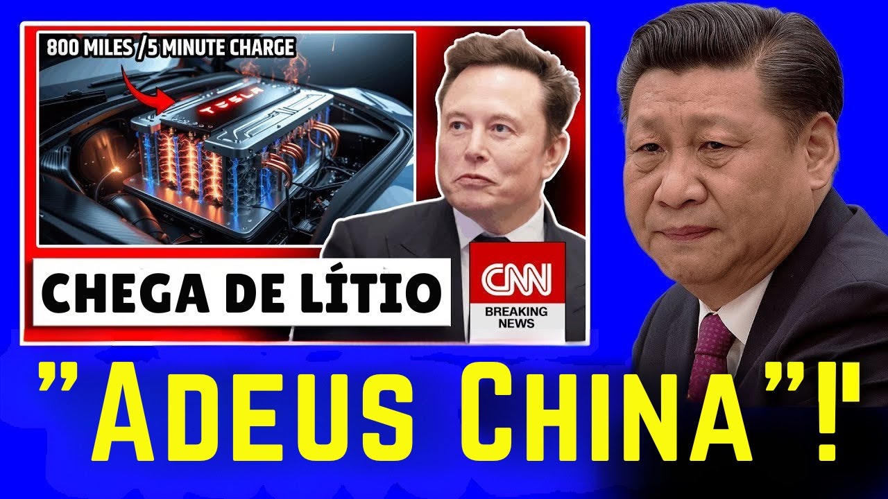 Há 5 minutos: Elon Musk revelou uma informação bombástica sobre a bateria de íon de alumínio!