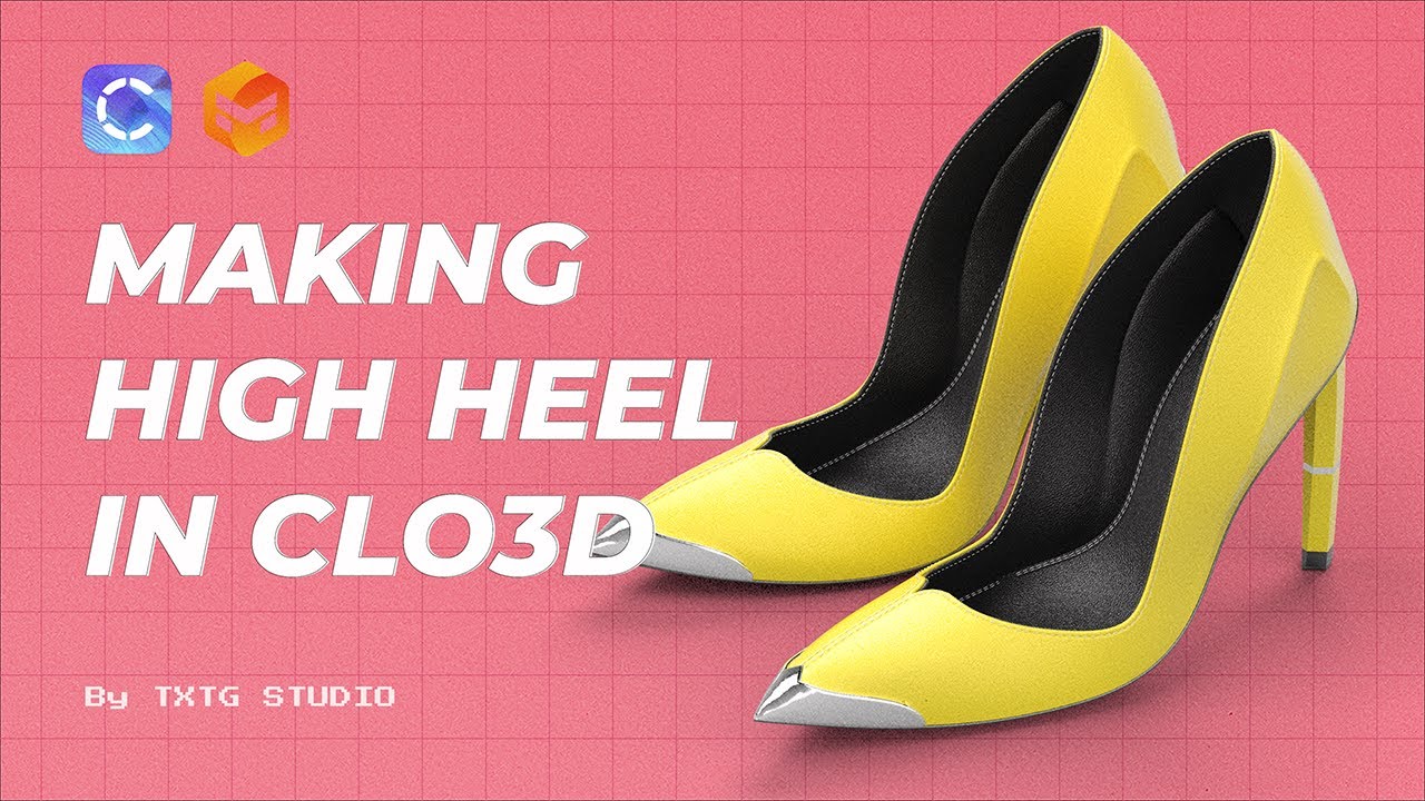 Making pointed toe pumps high heel - Clo3d, Marvelous Designer