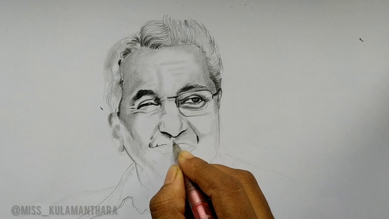 Who's the BEST? Drawing CM. Pinaray Vijayan and EX.CM. Umman Chandy
