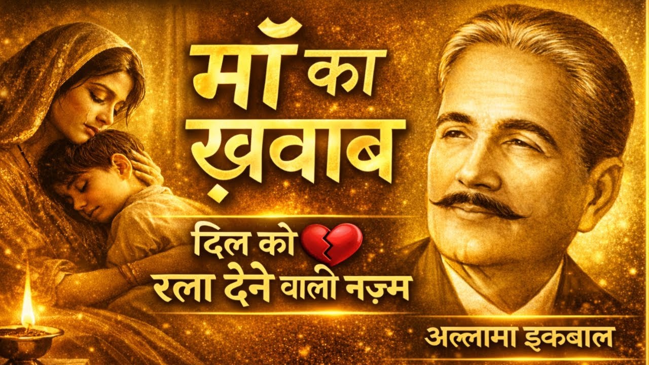 माँ का ख़्वाब – Allama Iqbal | दिल को रुला देने वाली नज़्म | Heart Touching Nazm