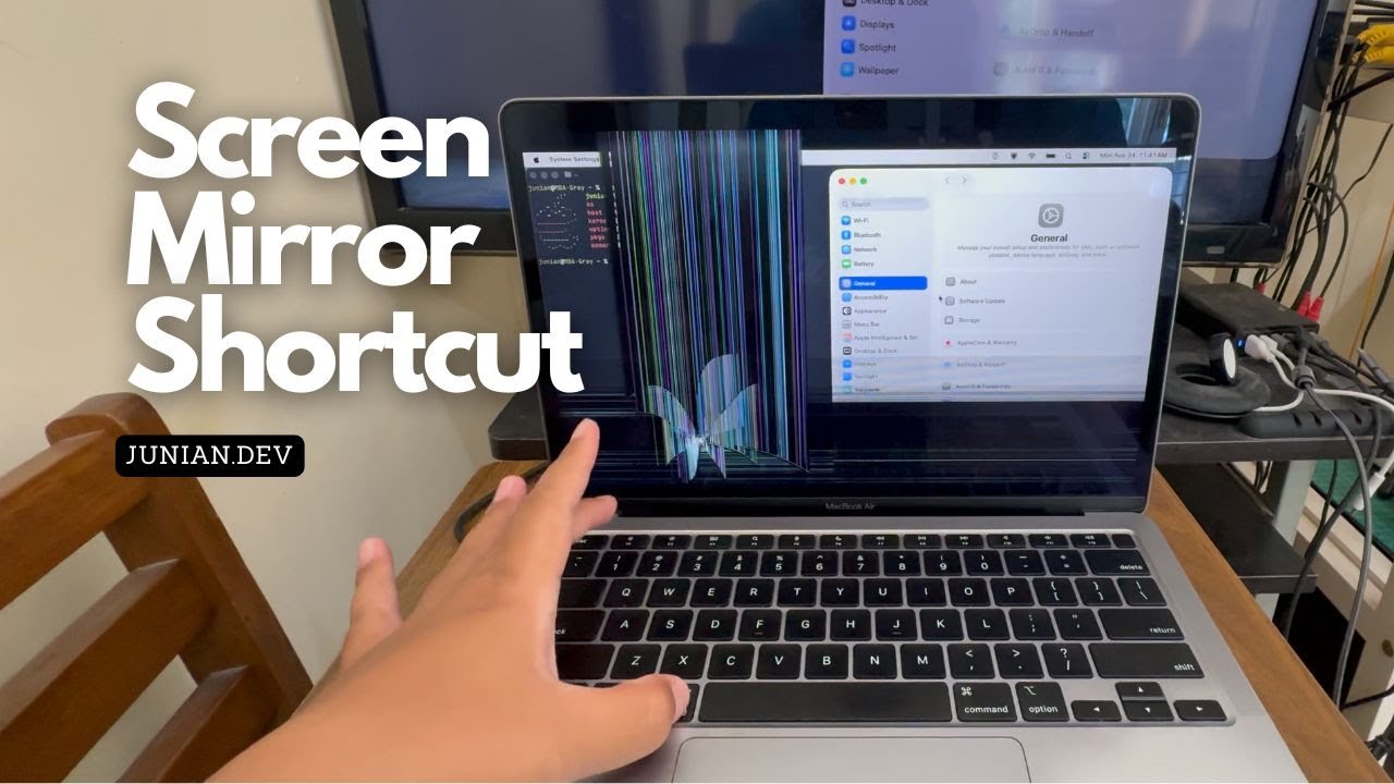 Mac Keyboard Shortcut to Display on External Monitor / Screen Mirror Shortcut for MacBook or macOS