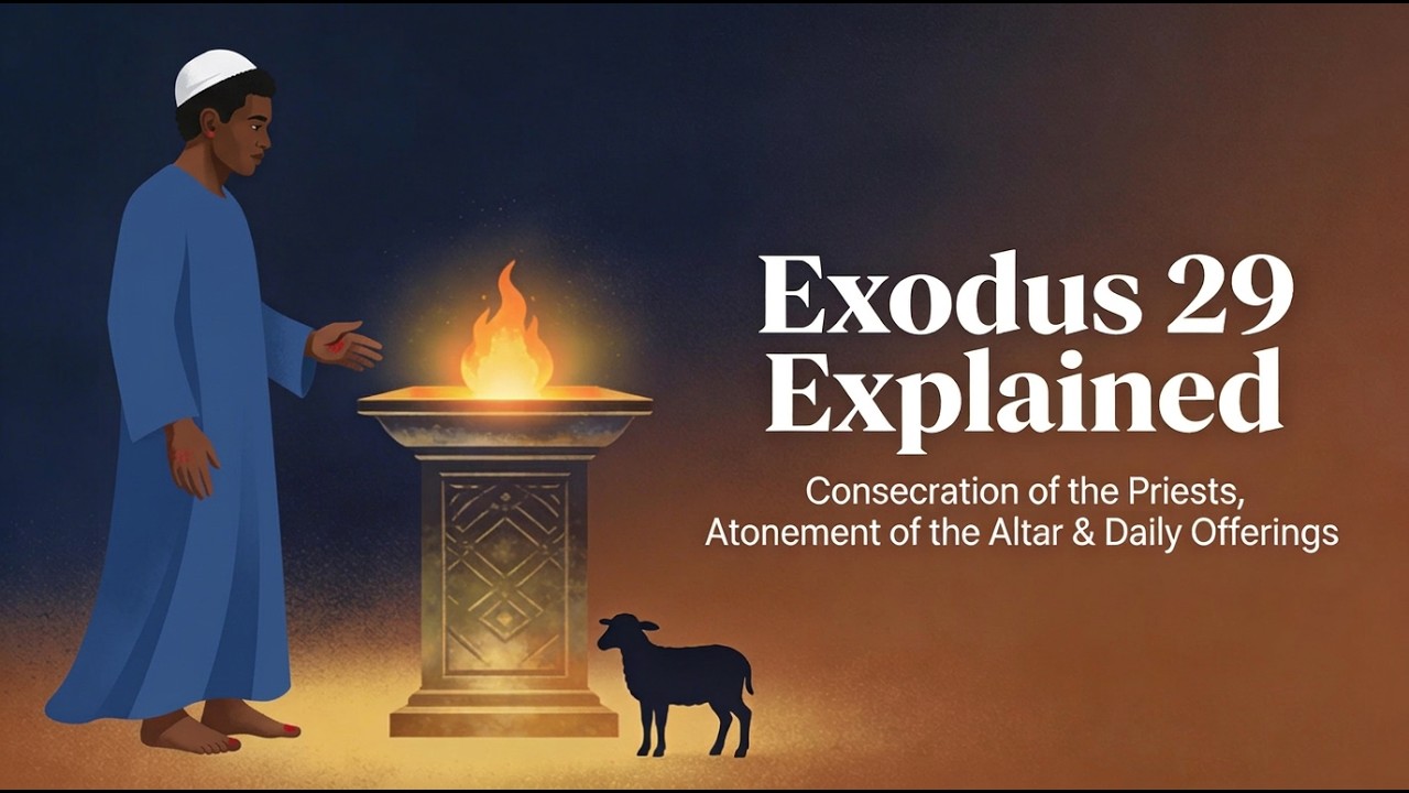 Exodus 29 Explained | Consecration of the Priests, Atonement of the Altar & Daily Offerings