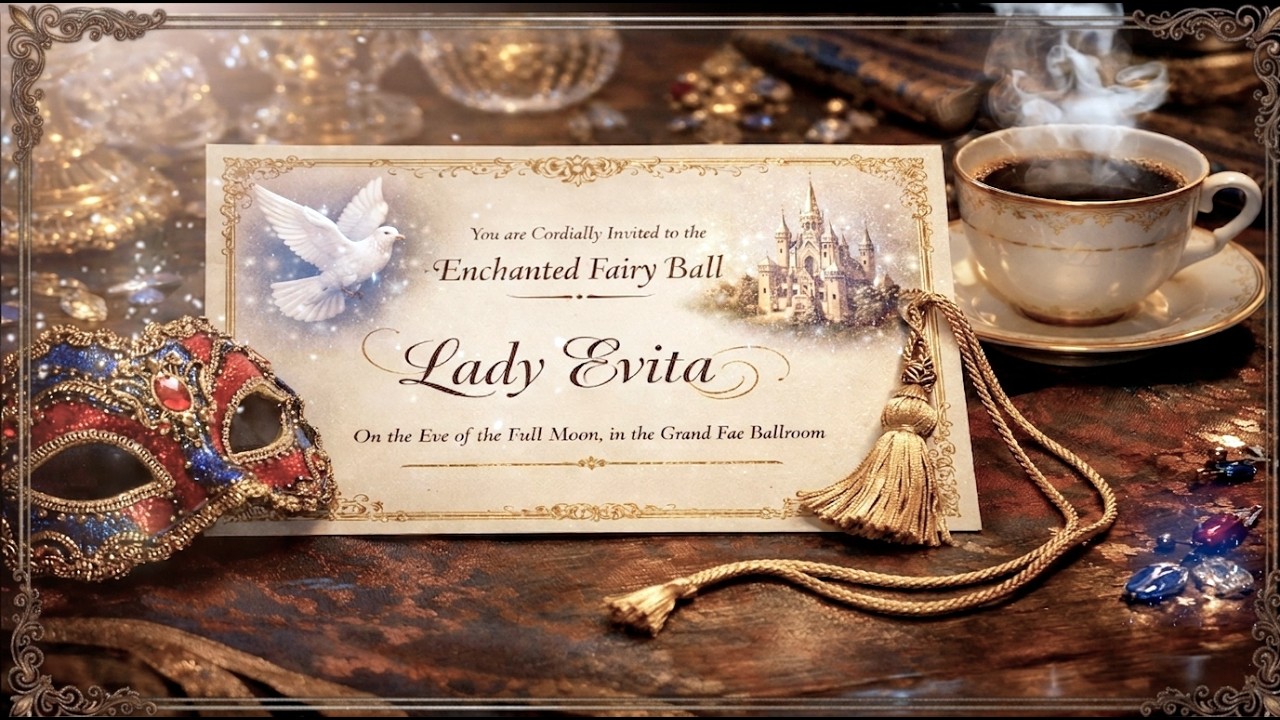 ✨Lady Evita Receives Her Invitation to the Enchanted Ball | Fantasy Fairy Ambience & Magical Music✨