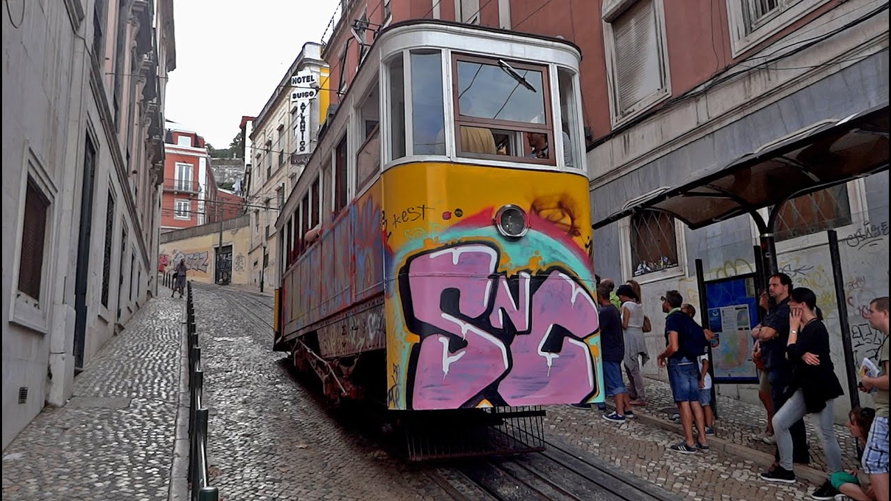 Lisbon funicular - Elevador da Glória