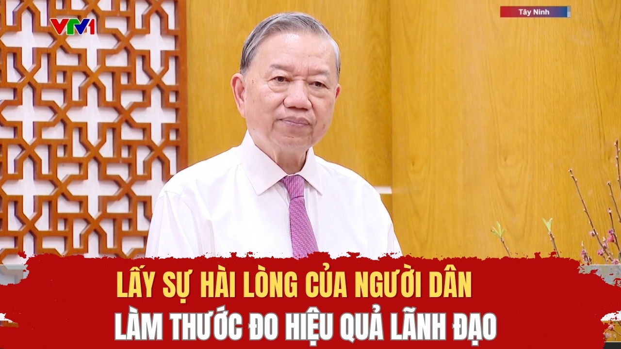 Lấy sự hài lòng của người dân làm thước đo hiệu quả lãnh đạo