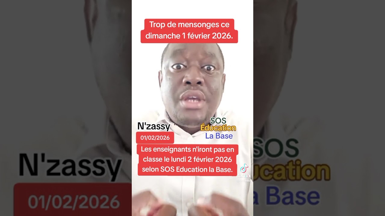 Y'A PAS COURS LUNDI 2 FÉVRIER 2026 CAR LA GRÈVE CONTINUE... 