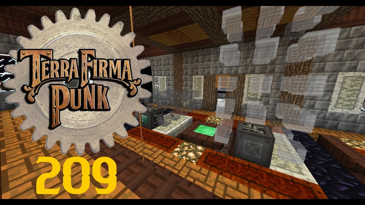 TerraFirmaPunk 209 Заполнение цеха нефтепереработки