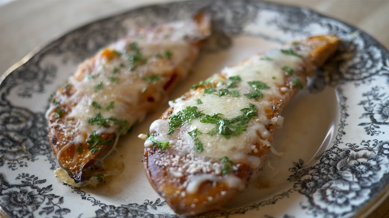 Fantastisk ugnsbakad sötpotatis