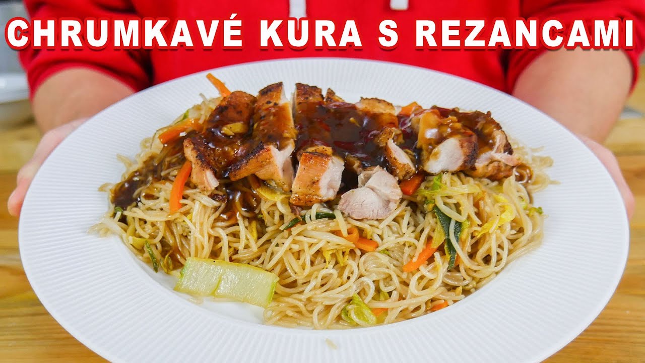 Chrumkavé kura s ryžovými rezancami a sójovou omáčkou | Viktor Nagy | recepty