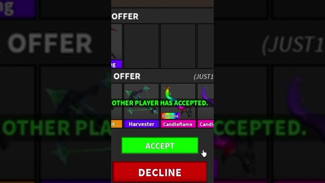 told him BATWING was NIK&rsquo;S SCYTHE&hellip; || w/f/l 😨 || #roblox #mm2 #funny #robloxmm2