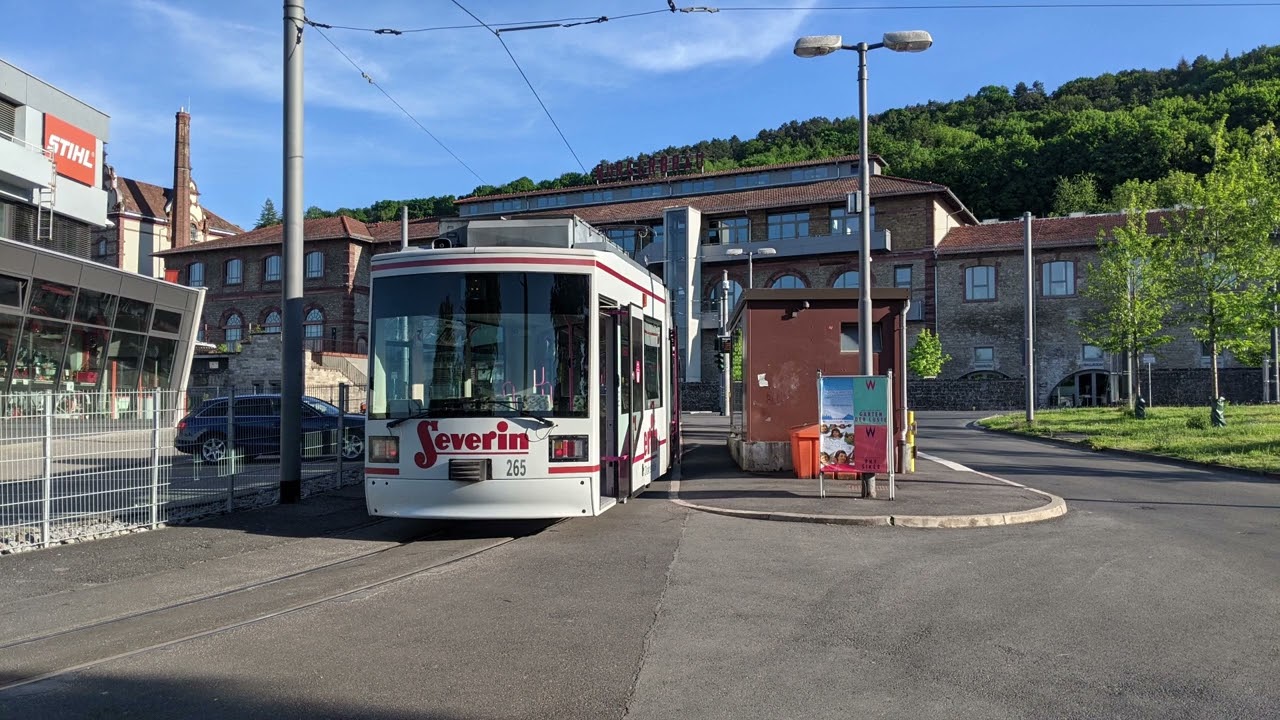 [Sound] Mitfahrt im GT-N der Würzburger Straßenbahn GmbH (WSB)