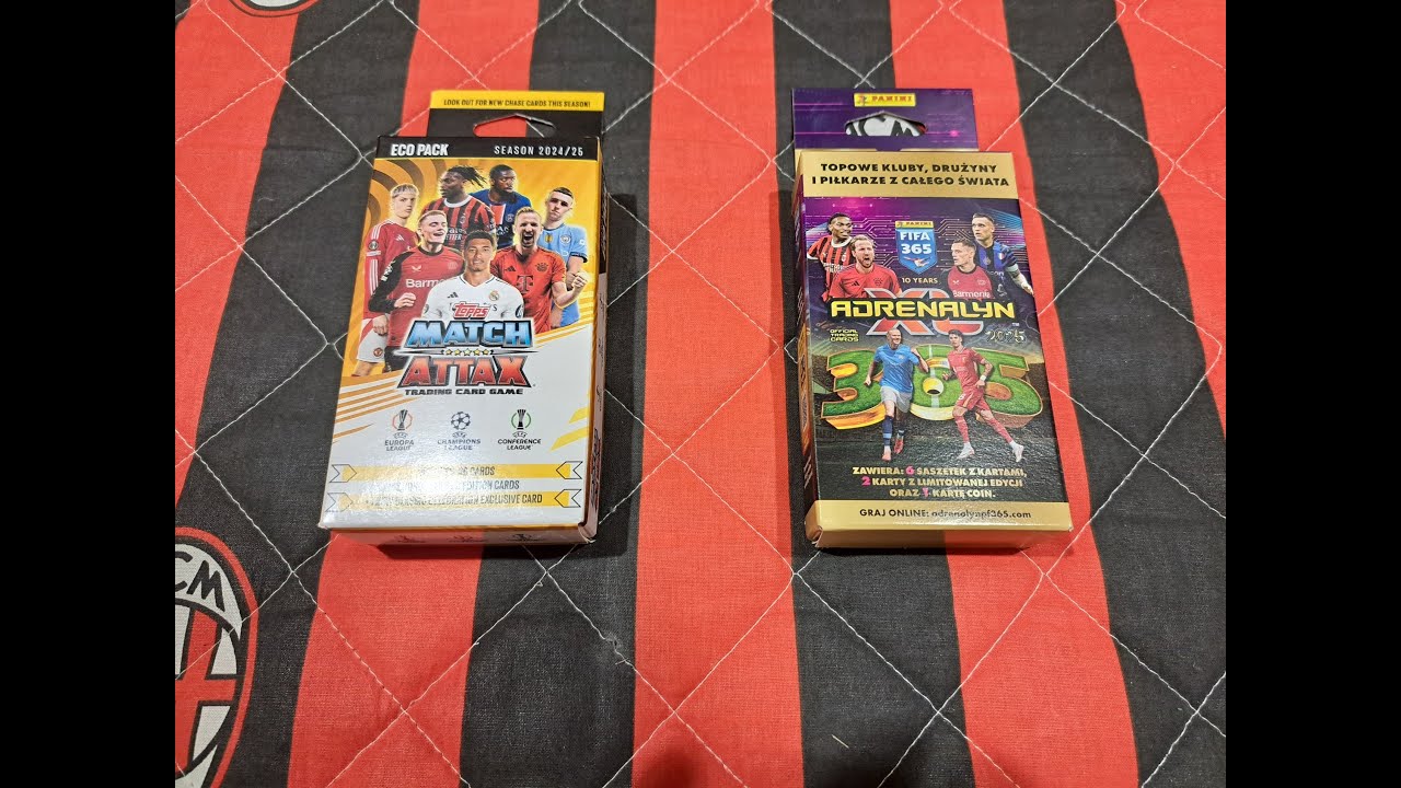 TOPPS MATCH ATTAX 24/25 ECO PACK vs FIFA 365 2025 ECO PACK - GDZIE WPADŁO WIĘCEJ KART Z POLAKAMI???