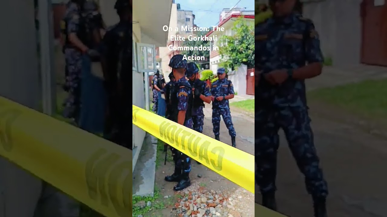 On a Mission: The Elite Gorkhali Commandos in Action #Nepalpolice #commando #believeinblue #nepal
