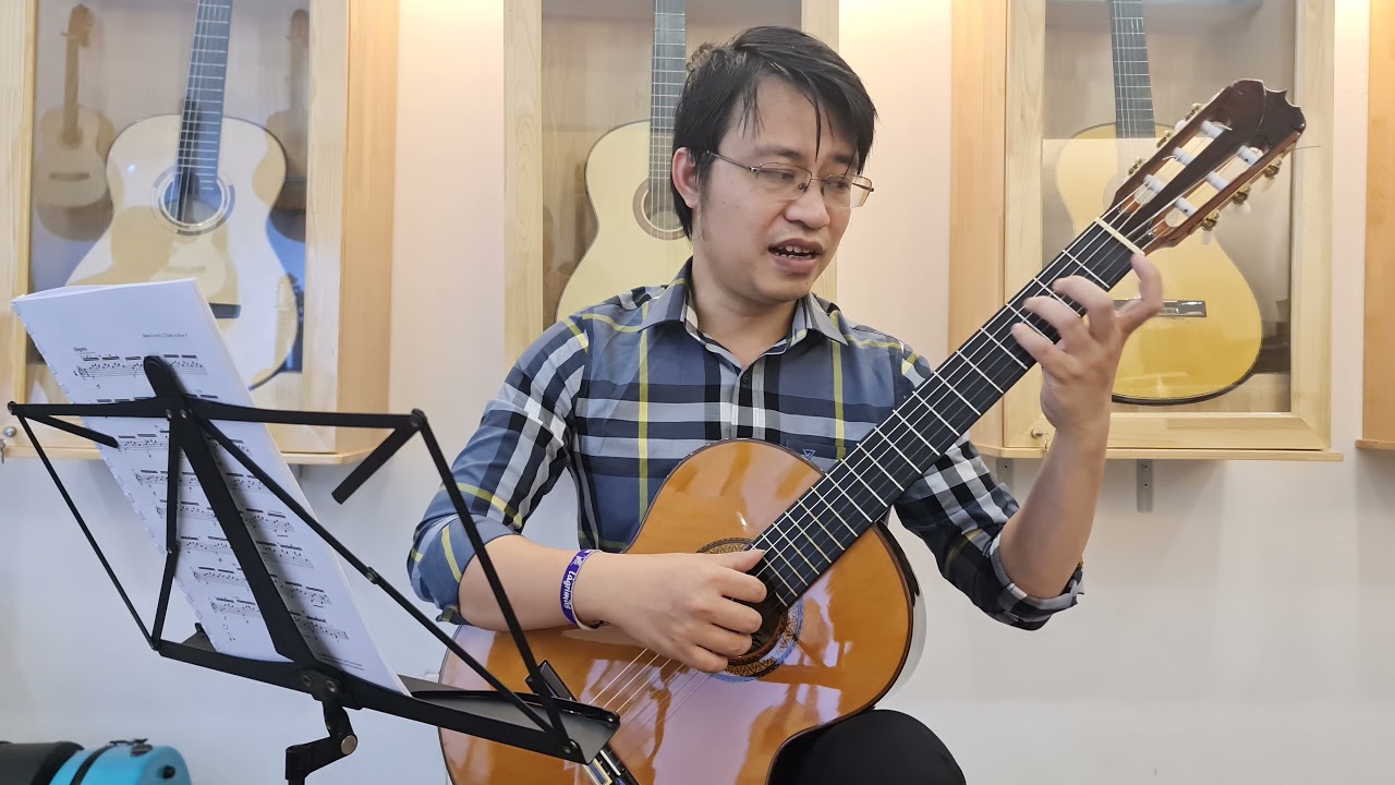 Hướng dẫn guitar nâng cao, Etude 3 - Carcassi