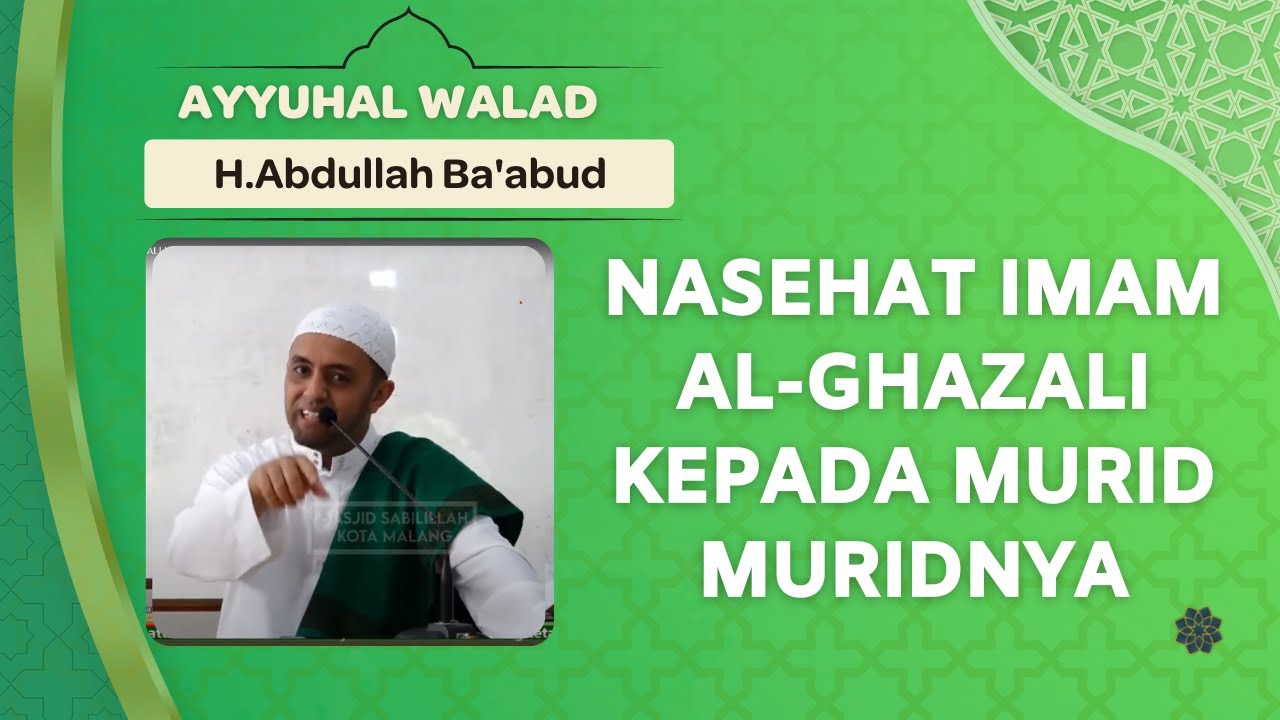 [ LIVE ] NASEHAT IMAM AL GHAZALI KEPADA MURID MURIDNYA - SENIN -- [14 NOVEMBER 2022]