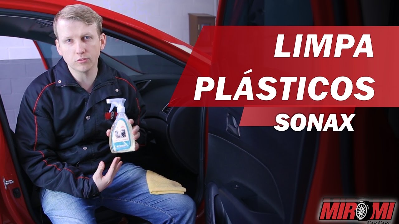 Aprenda como limpar plástico com Plastic Cleaner Sonax