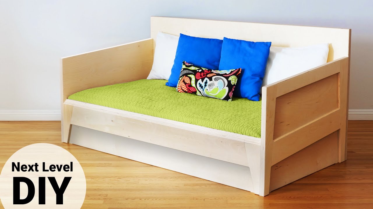 How To Build a Bed - DIY Daybed 2 Ways - DIY Woodworking