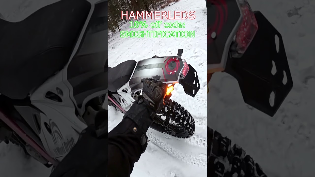 Лучшие поворотники для мотоциклов двойного назначения! - @hammerleds3475 flex 4 - Christini AWD 2...