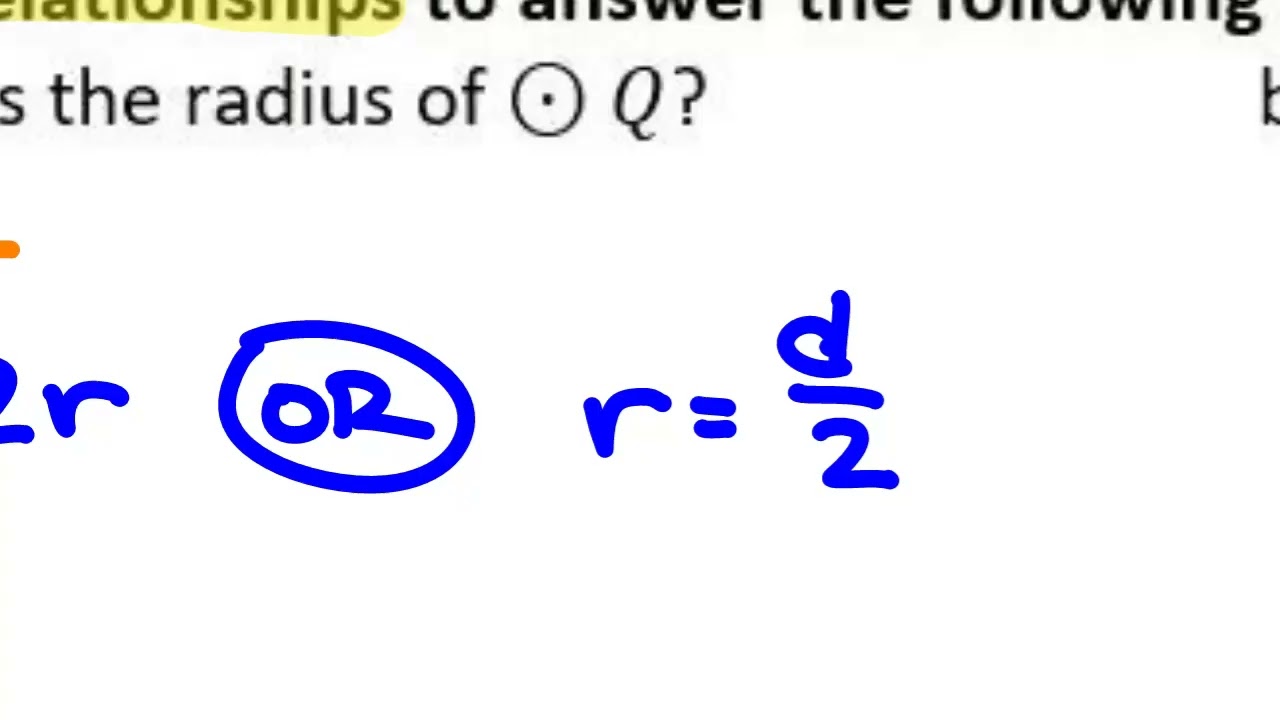 Geometry Friday 3-6 Circles and Circumference