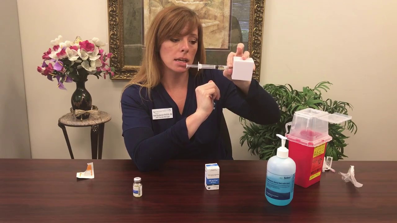 Progesterone In Oil Injection Instructions - The Reproductive Medicine Group