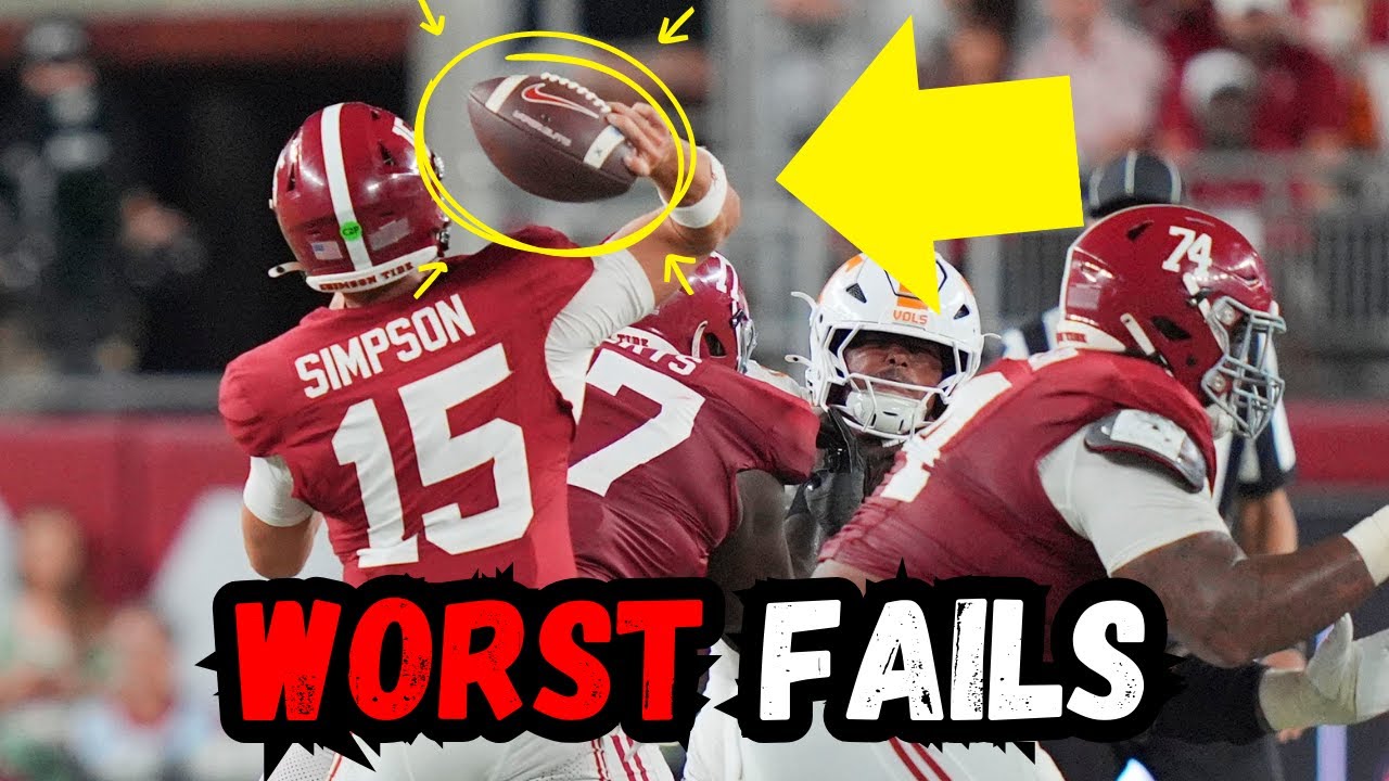 Top 40 Worst Plays/Fails of 2025 College Football Season