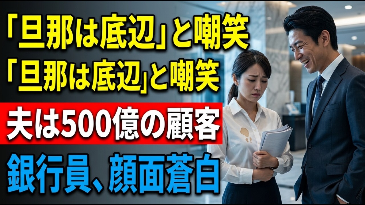 「旦那が底辺でドンマイww」 同窓会で過去いじめてた女を侮辱したエリート銀行員 「旦那に伝えます」翌日、銀行に旦那が現れて…
