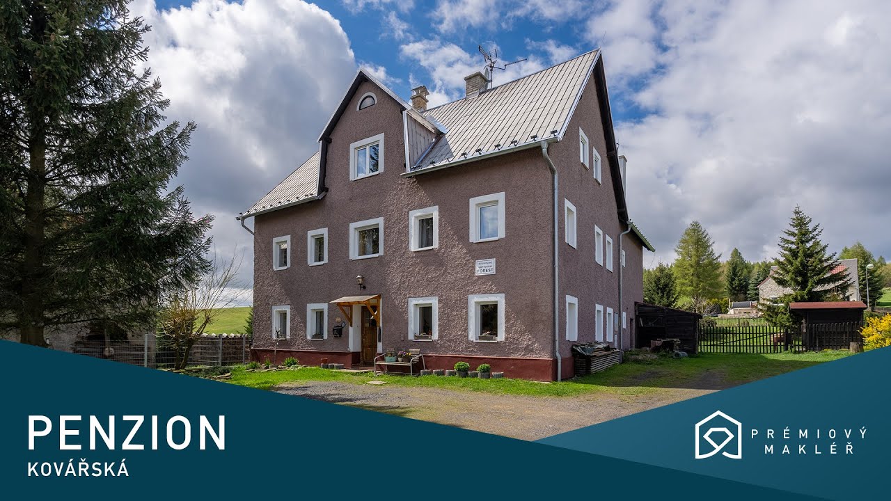 Prodej rodinného domu/penzionu 420m2, pozemek 1 594m2, Kovářská