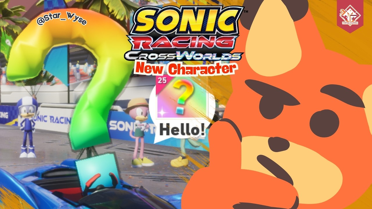 SONIC RACING: CROSSWORLDS - NEW CHARACTER ??? [ Hazco Fox I VPlayers ]