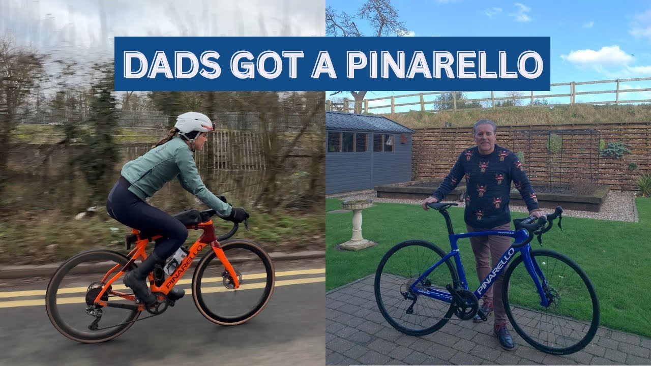 NEW BIKE DAY | DADS UPGRADED ~ PINARELLO F1