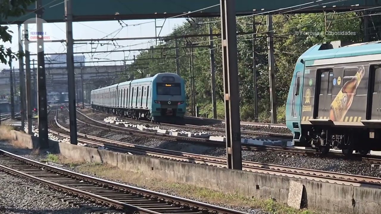 Trens série 8900 entre as estações Osasco e Presidente Altino | Linhas 8 e 9 de trens de São Paulo