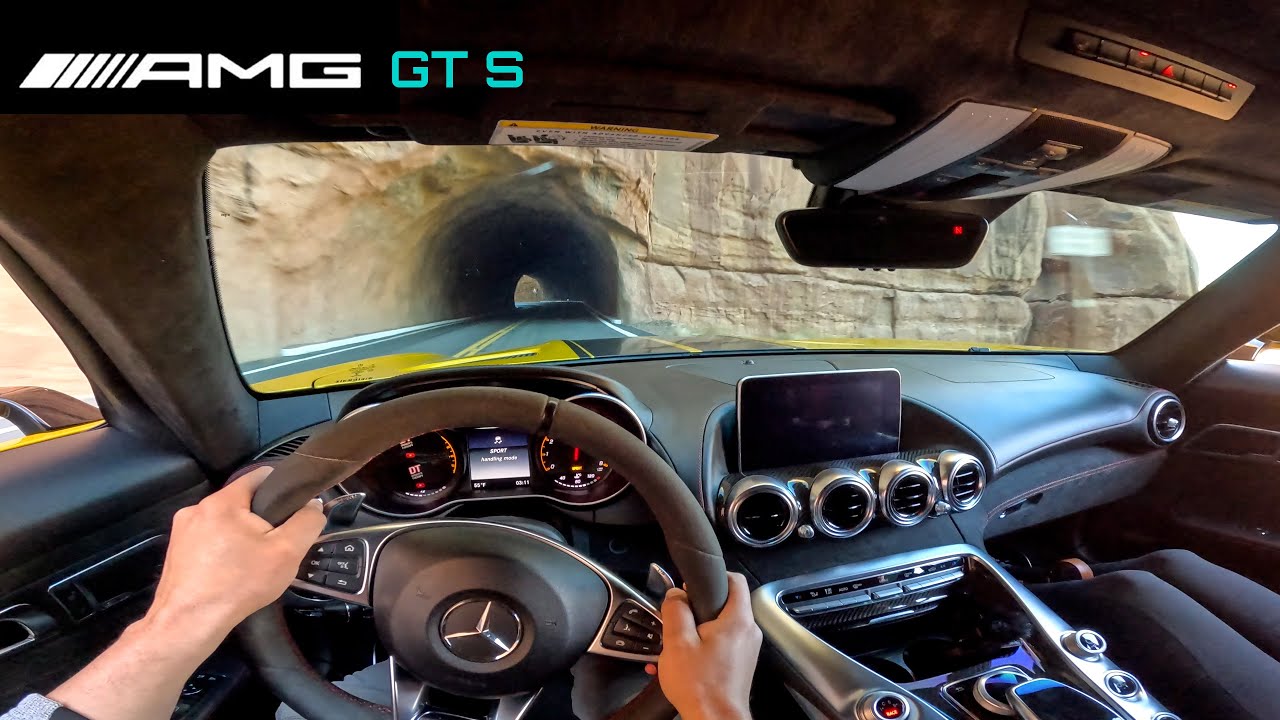 Mercedes AMG GTS Coupe - POV Canyon Drive
