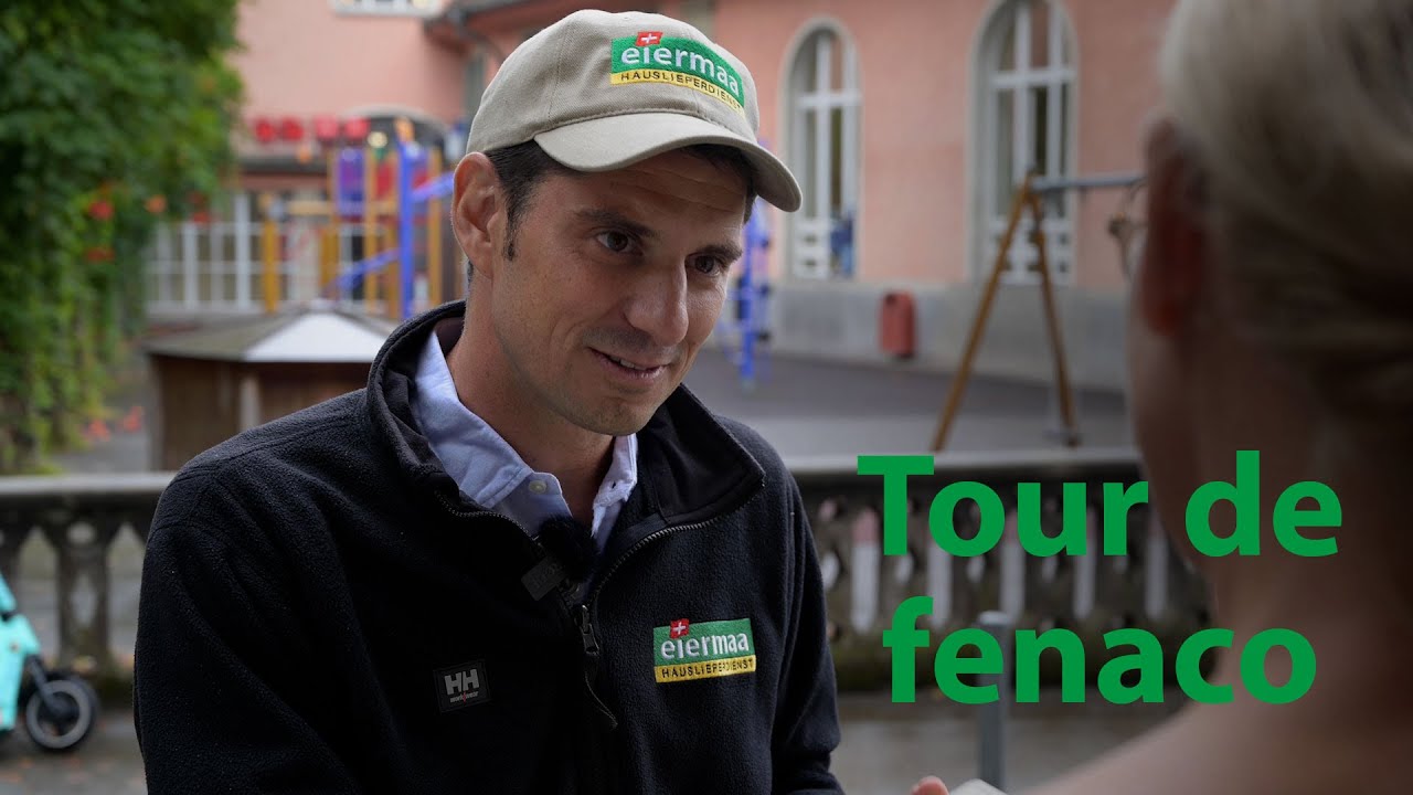 «Tour de fenaco»: Michael als Eiermaa