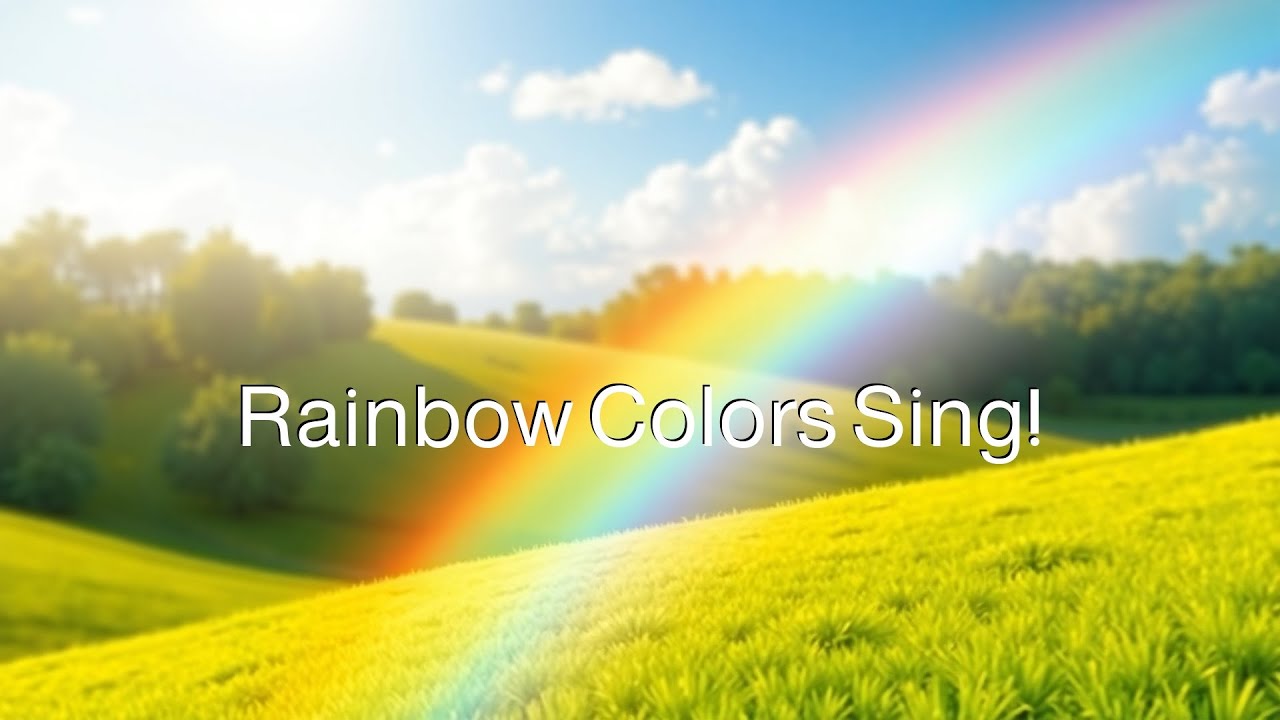 Rainbow Colors Sing! | Fun Kids Song & Nursery Rhyme for Color Learning