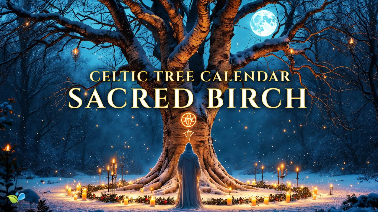 Druid Sacred BIRCH Tree 🌳 432Hz Celtic Tree Calendar Healing Music