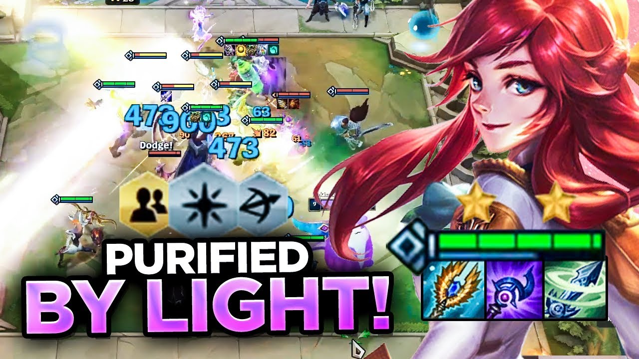 I HIT ⭐⭐ LUX! PURIFIED BY LIGHT! (PBE) | Teamfight Tactics Set 2