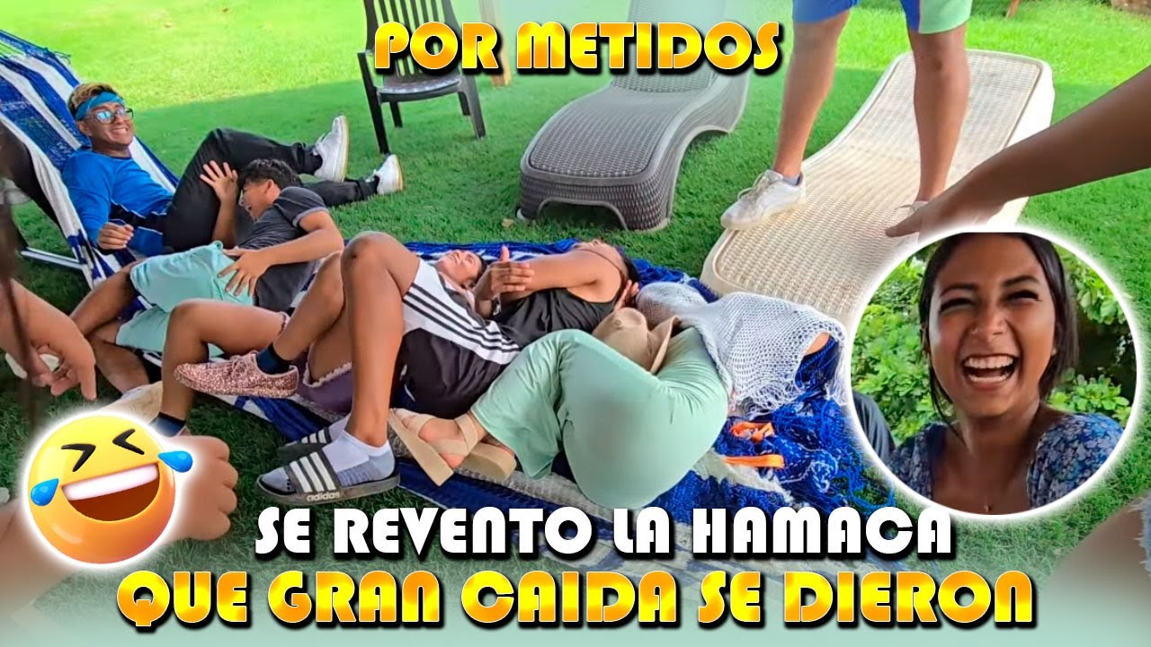 DIVERTIDISIMA CAÍDA POR METIDOS!! Miren esta MEGA-HAMACA de El Salvador 4K