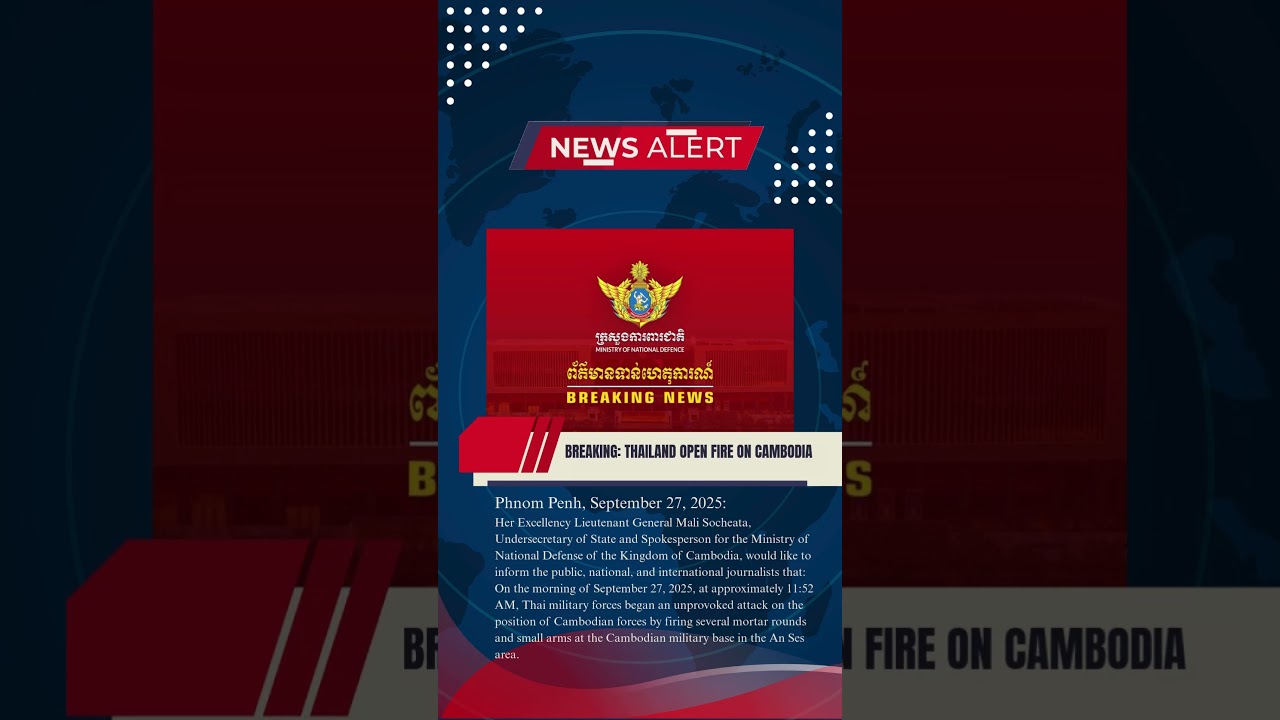 Thailand invaded Cambodia again #news #cnn #bcc