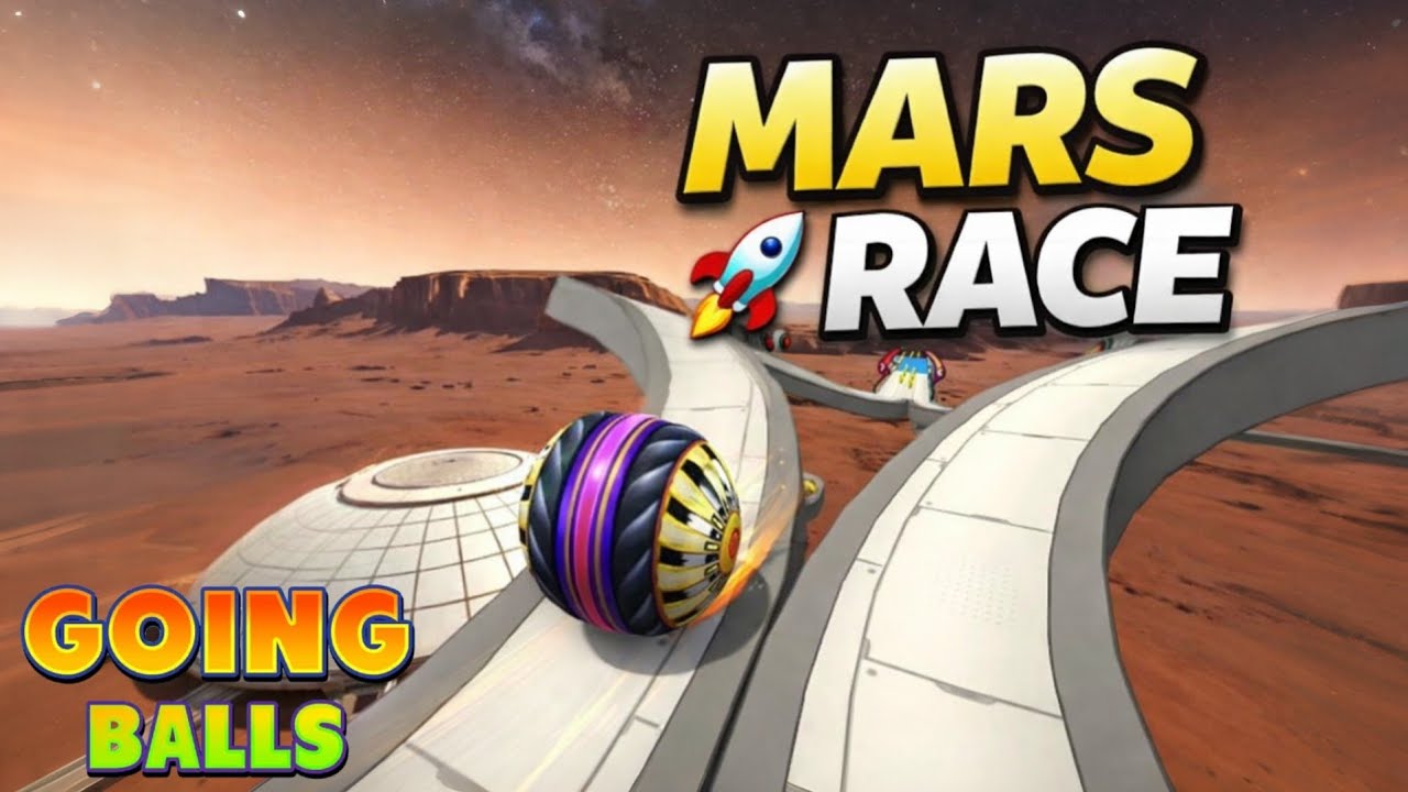 Гонки на Марсе 🚀 | Космическая трасса Going Balls