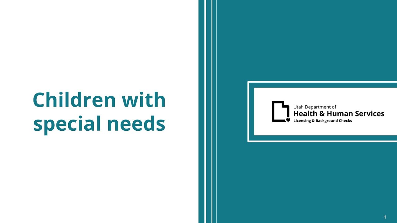 Children with special needs