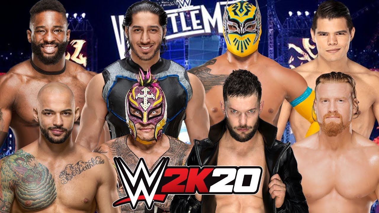 *WWE 2K20* HIGH FLYING 8 MAN LADDER MATCH