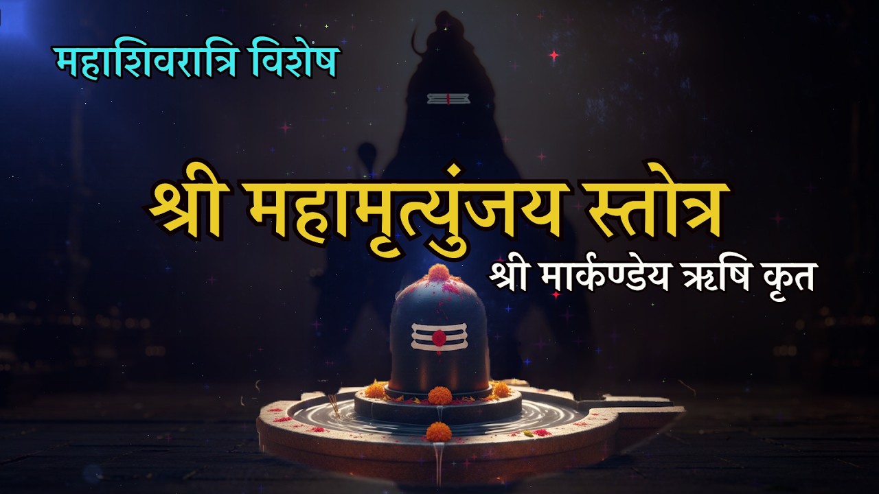 श्री महामृत्युंजय स्तोत्र | Mahamrityunjaya Stotram | महाशिवरात्रि विशेष | Mahashivratri Special