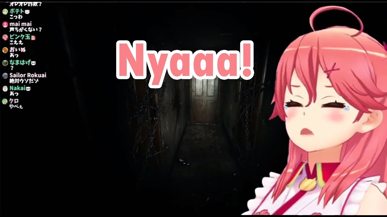 Sakura Miko Rap in Horror Game [English Sub]