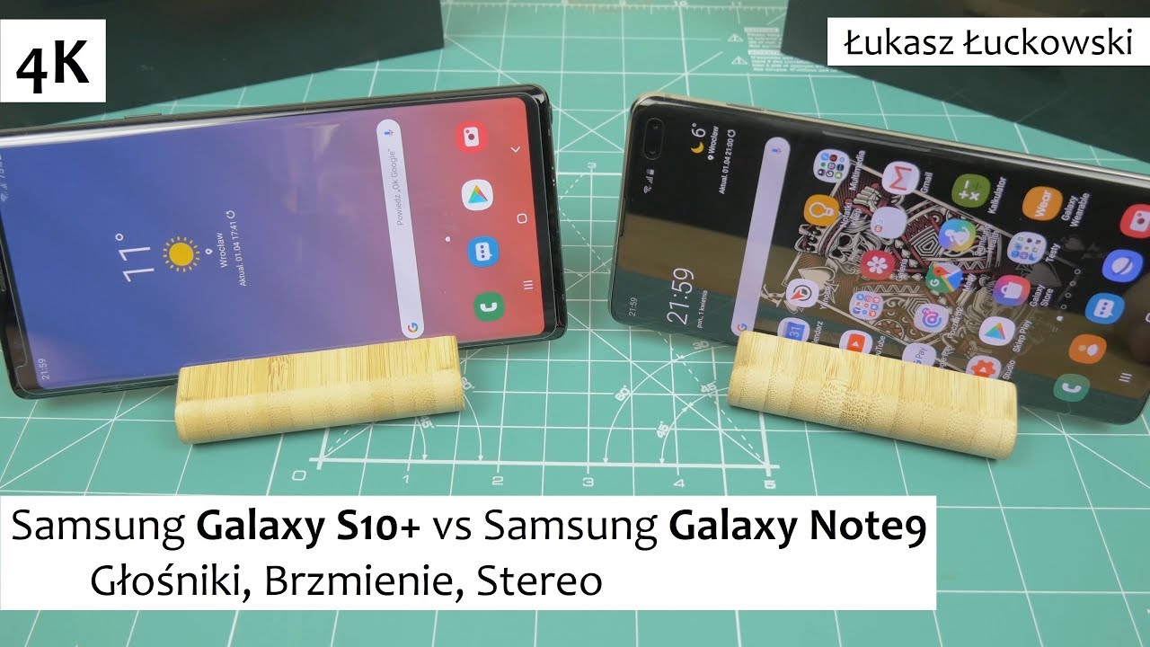 Samsung Galaxy S10+ vs Samsung Galaxy Note9 | Głośniki, Brzmienie, Stereo