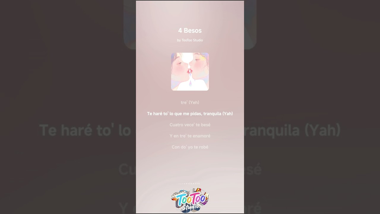 4 Besos - Lola Índigo, Rauw Alejandro y Lalo Ebratt (TooToo Studio Remix)