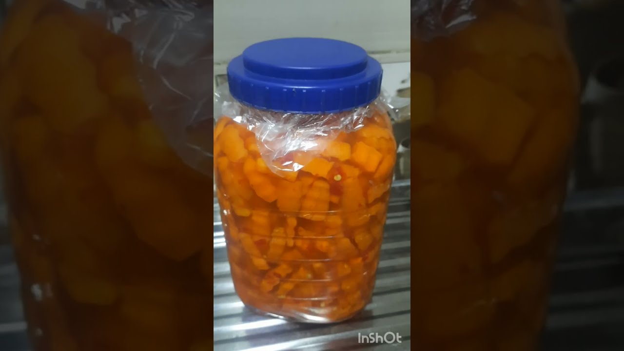 مخلل الجزر وجماله وقرمشته🥰🥰