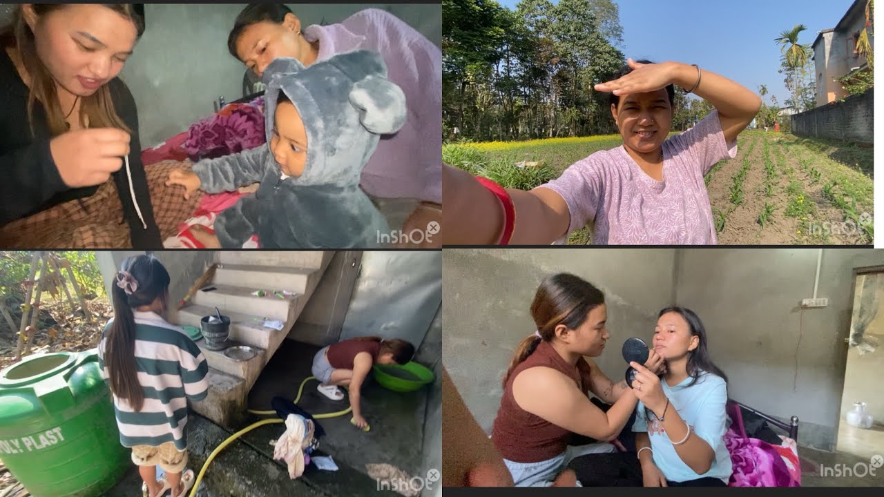 Rudransh lai chema haru bata gift 🎁/ didi baine milera ghar ko safsafai gardai
