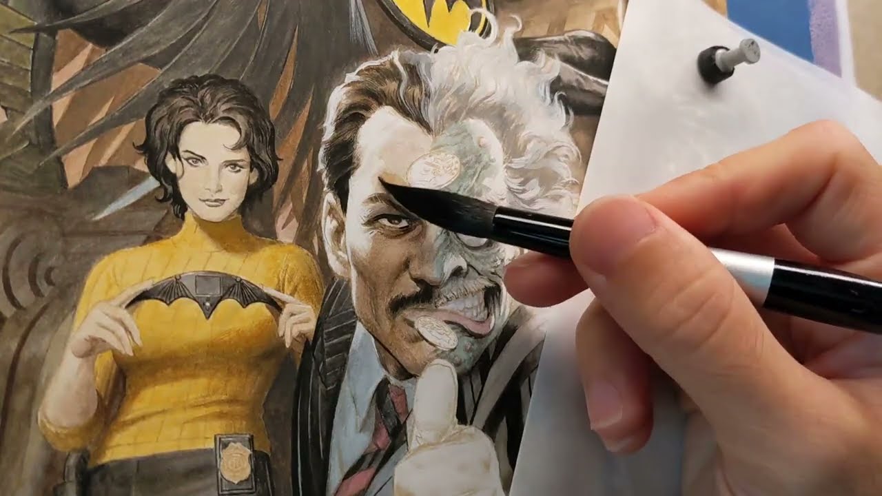 Batman '89 Cover Process