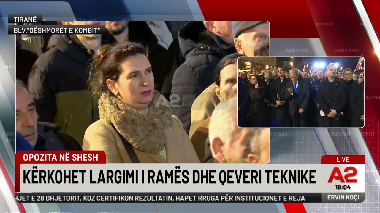 Alimehmeti mban fjalimin e parë në protestat kombëtare të PD: Sot nuk ka as kush i ha...